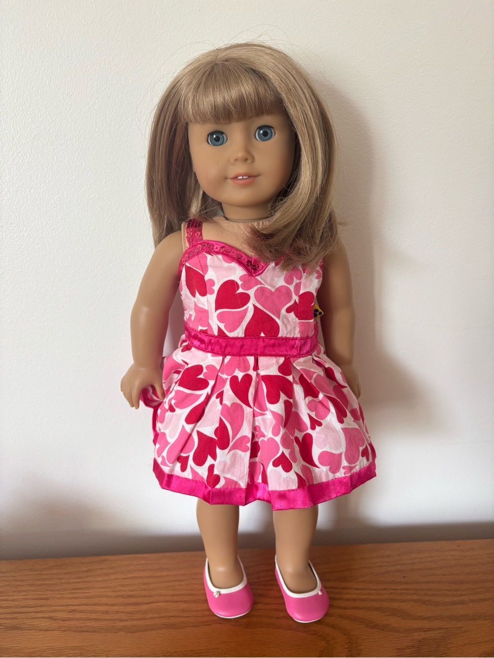 American Girl Doll Blonde Blue Eyes